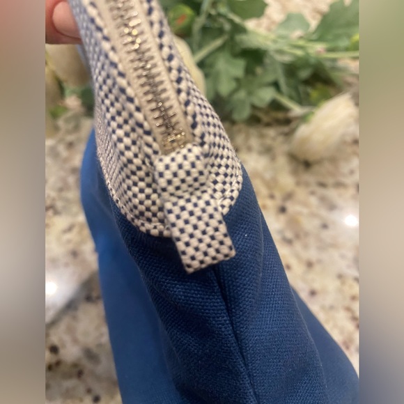 Hermes Rare Collectors Canvas Bolide Samarcande Toiletry Case MM Indigo Bleu - Picture 8 of 17